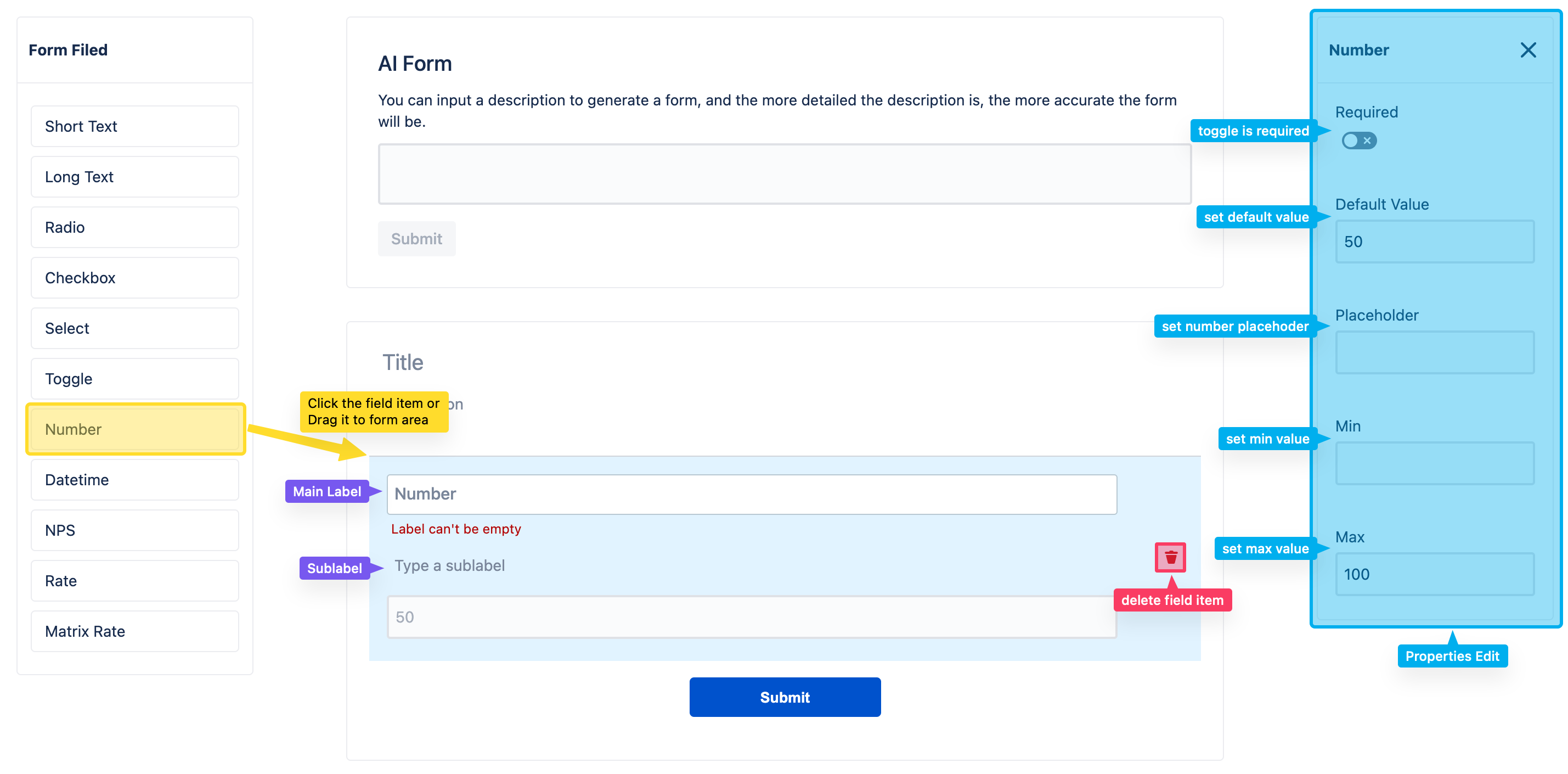 Form Fields