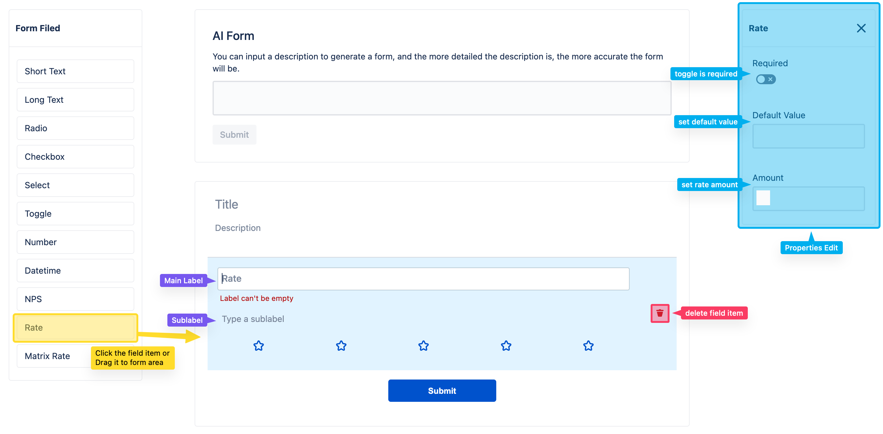 Form Fields